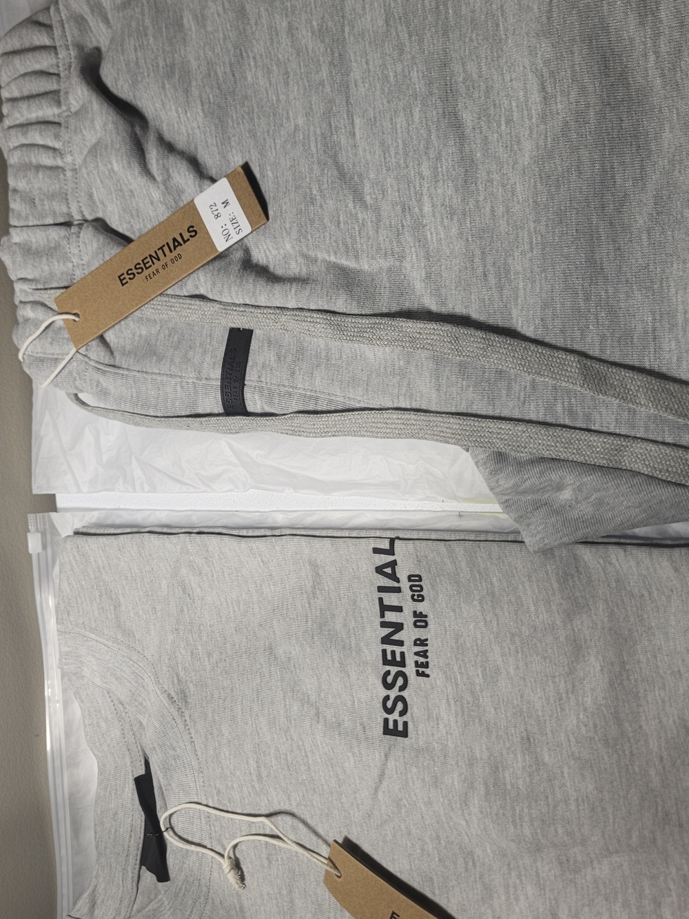 Fear of God Essentials Light Grey 60$